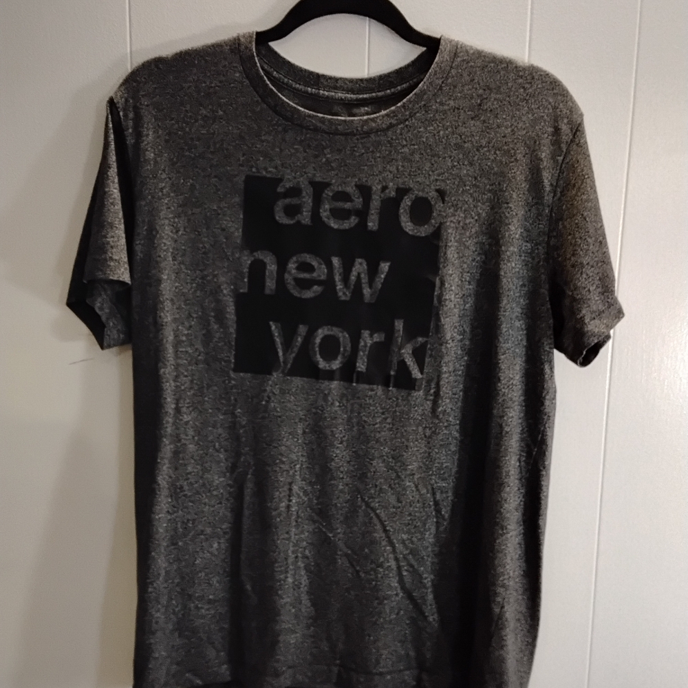 Aeropostale Dark Gray Graphic Tee